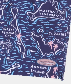 Vineyard Vines 7 Inch Printed Chappy Swim Trunks< Swimwear