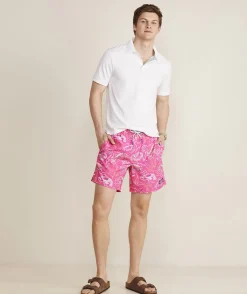 Vineyard Vines 7 Inch Printed Chappy Swim Trunks< Swimwear