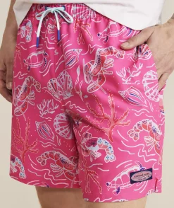 Vineyard Vines 7 Inch Printed Chappy Swim Trunks< Swimwear
