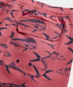 Vineyard Vines 5 Inch Printed Chappy Swim Trunks< Swimwear