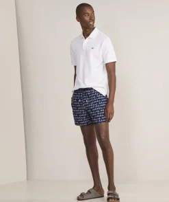 Vineyard Vines 5 Inch Printed Chappy Swim Trunks< Swimwear
