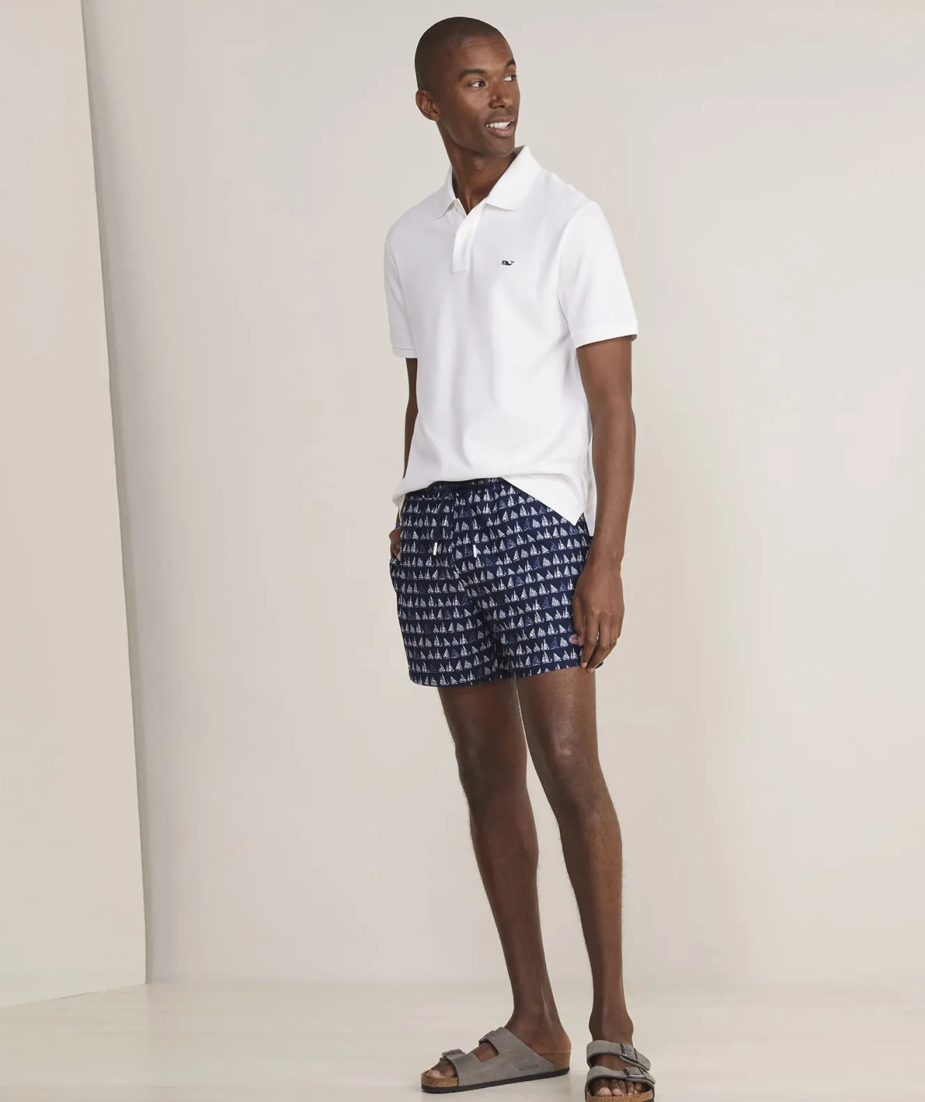 Vineyard Vines 5 Inch Printed Chappy Swim Trunks< Swimwear