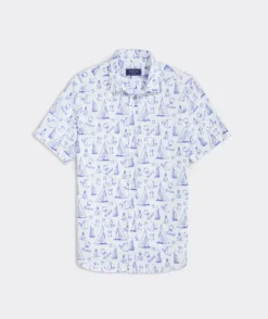 Vineyard Vines 7 Inch Pull-On Linen Shorts< Mens