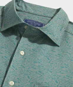 Vineyard Vines Abe Pieciak Fishing Lures Short-Sleeve Performance Shirt< Button-Down Shirts
