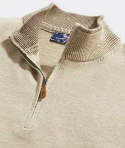 Vineyard Vines Boathouse Tipped Quarter-Zip< Quarter-Zips