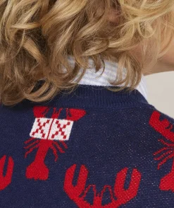Vineyard Vines Boys’ Cotton Cashmere Cable Crewneck Sweater< Sweaters