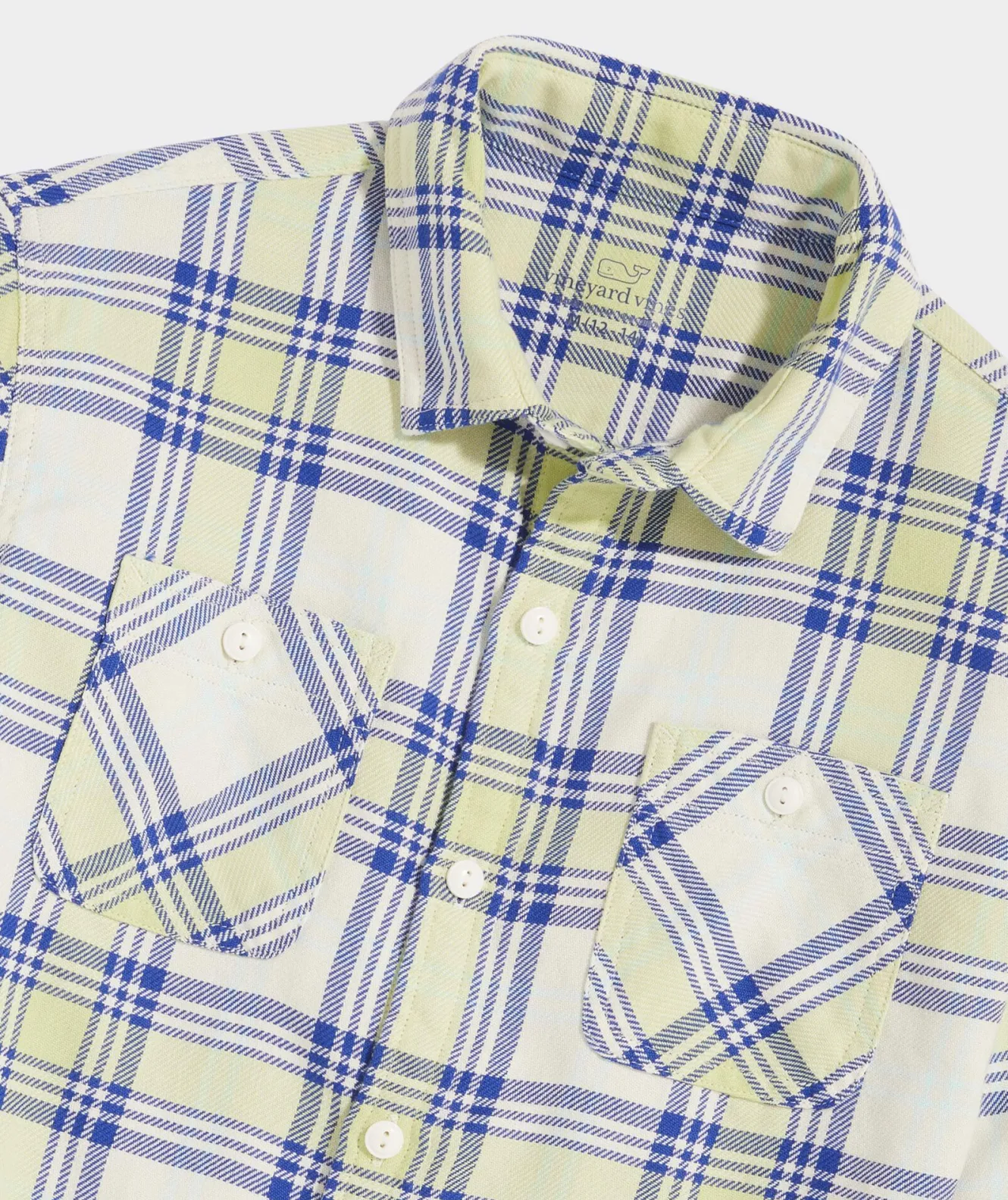Vineyard Vines Boys Tattersall On-The-Go brrr Shirt< Button-Down Shirts