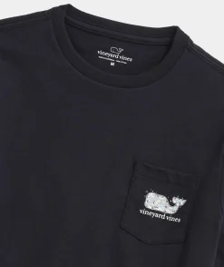 Vineyard Vines Boys' Disco Ball Whale Long-Sleeve Pocket Tee< Tees