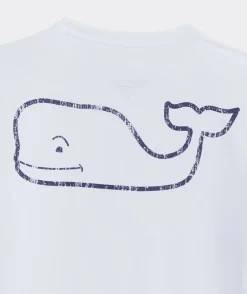 Vineyard Vines Boys' Fish Hook Whale Long-Sleeve Harbor Performance Tee< Swim & Rashguards|Tees