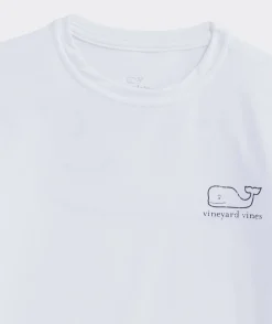 Vineyard Vines Boys' Fish Hook Whale Long-Sleeve Harbor Performance Tee< Swim & Rashguards|Tees