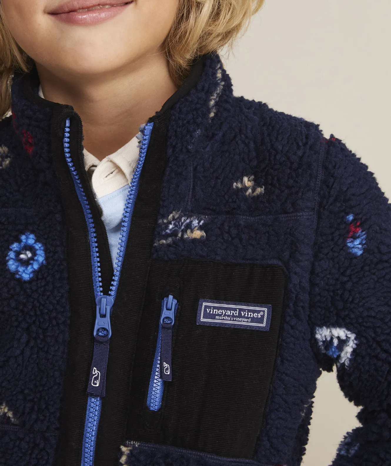 Vineyard Vines Boys' Harbor Fleece Vest< Jackets, Blazers & Vests