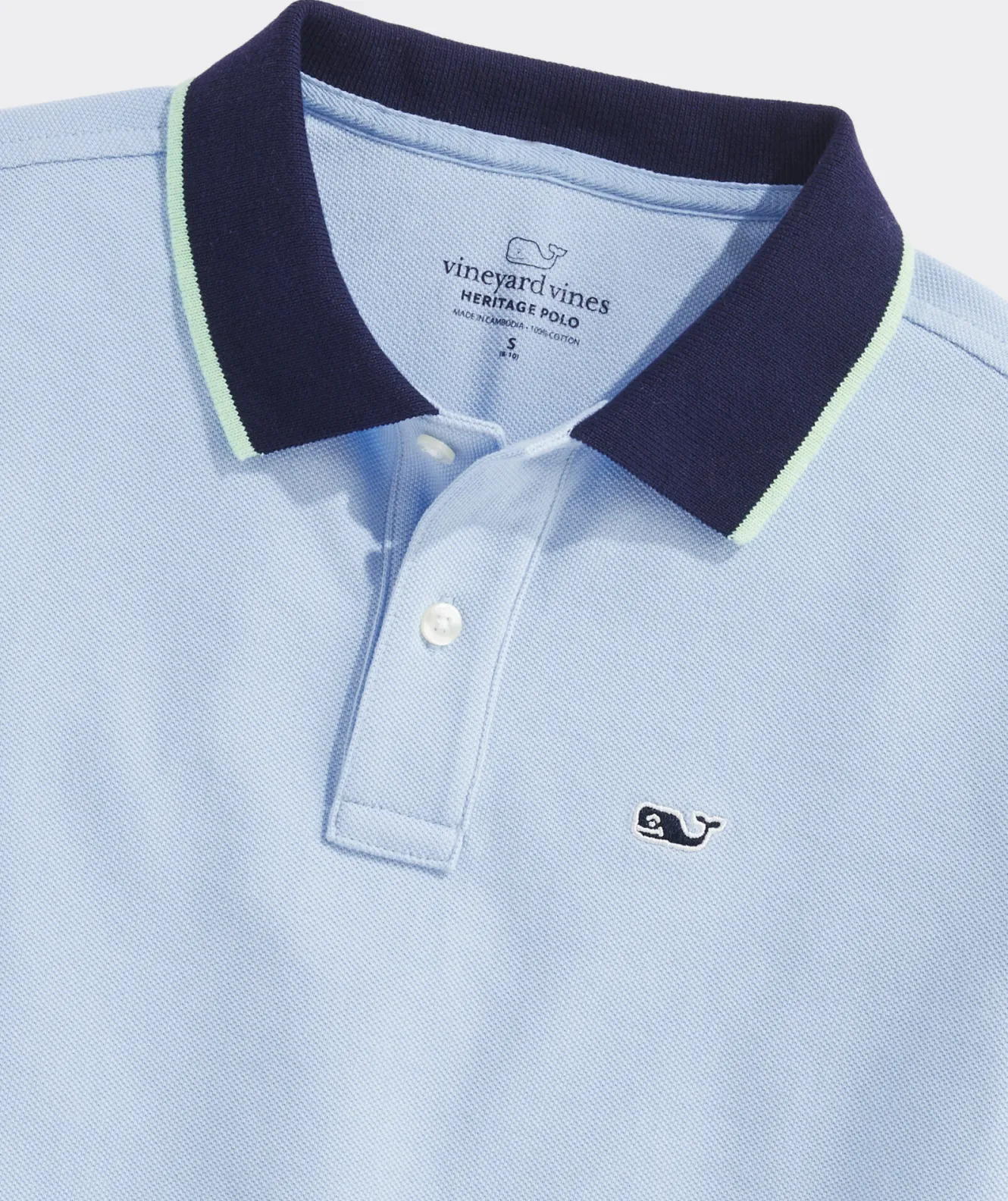 Vineyard Vines Boys' Heritage Tipped Pique Polo< Polos