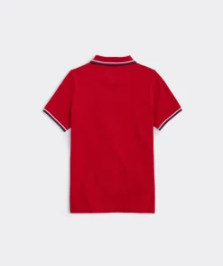 Vineyard Vines Boys' Heritage Tipped Pique Polo< Polos