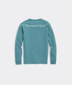 Vineyard Vines Boys' Hockey Stick Whale Long-Sleeve Tee< Tees
