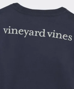 Vineyard Vines Boys' Lacrosse Stick Whale Long-Sleeve Tee< Tees