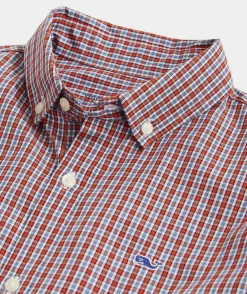 Vineyard Vines Boys' Lightweight On-The-Go Plaid Shirt< Button-Down Shirts