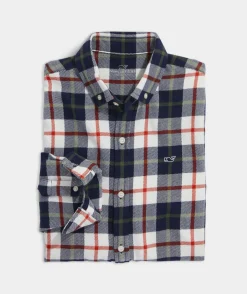 Vineyard Vines Boys' On-The-Go brrrº Tattersall Shirt< Button-Down Shirts