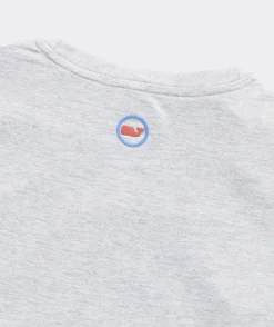 Vineyard Vines Boys' Paradise Scene Whale Short-Sleeve Dunes Tee< Tees