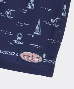 Vineyard Vines Boys' Printed Chappy Trunks< Swim & Rashguards