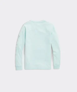 Vineyard Vines Boys' Pro Snowboard Whale Long-Sleeve Pocket Tee< Tees