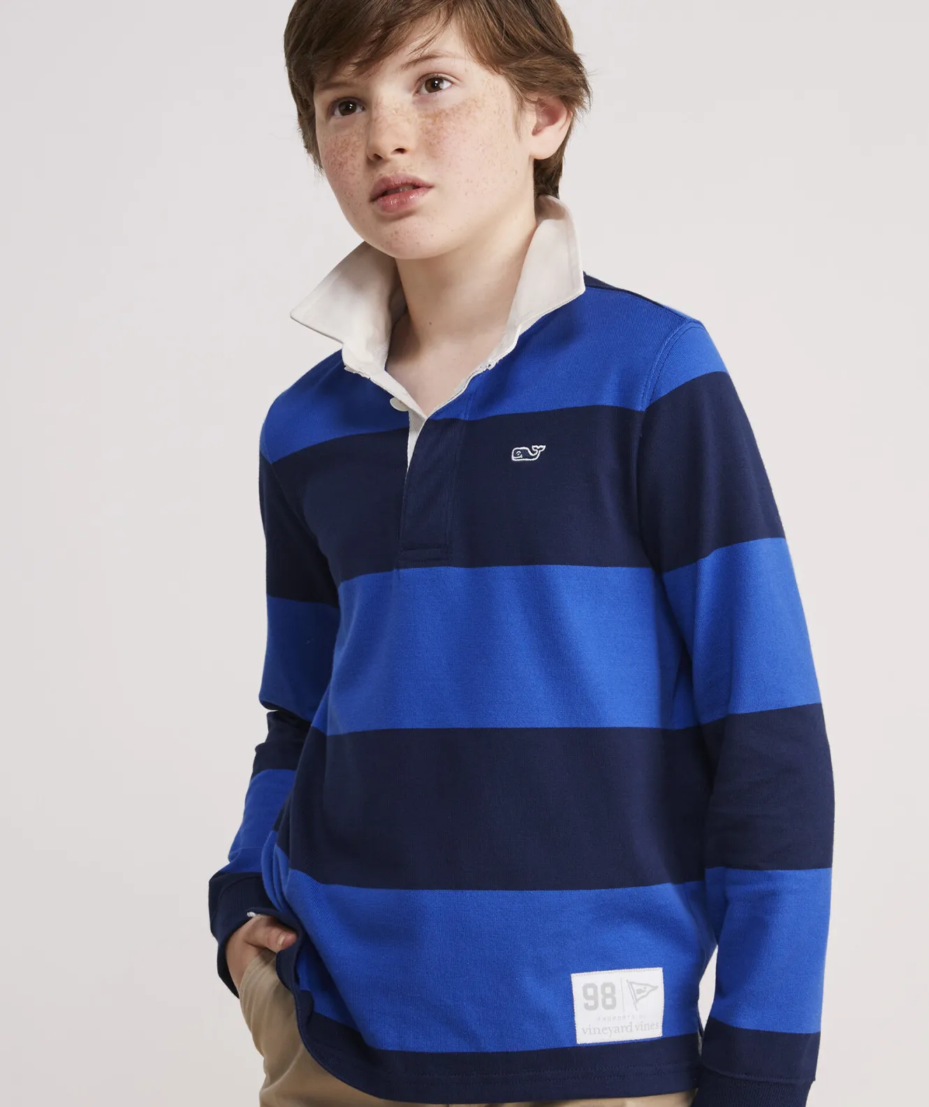 Vineyard Vines Boys' Rugby Shirt< Polos