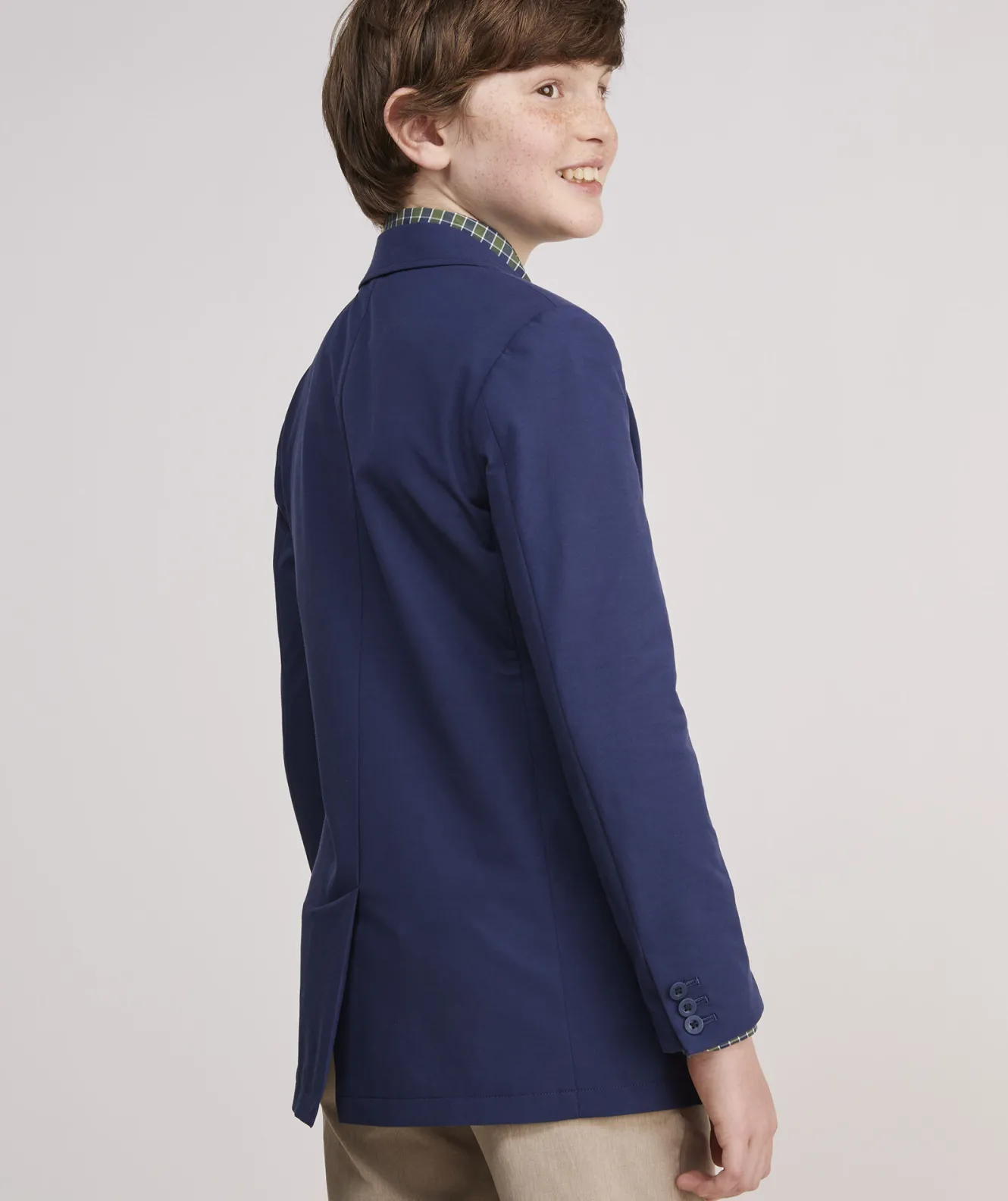 Vineyard Vines Boys' Stretch Cotton Blackwatch Blazer (8-18)< Jackets, Blazers & Vests