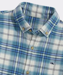Vineyard Vines Boys' Stretch Flannel Check Shirt< Button-Down Shirts