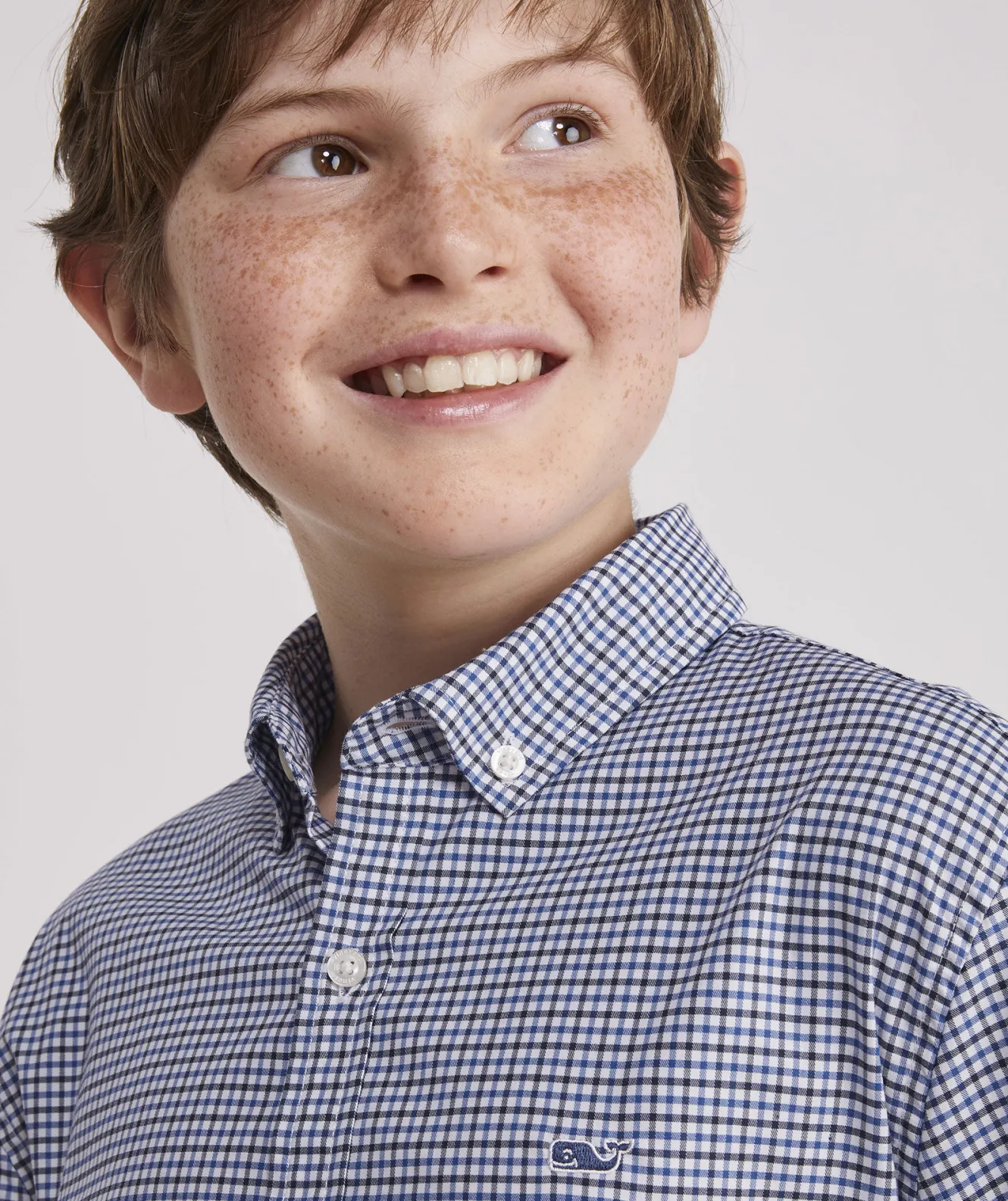 Vineyard Vines Boys' Stretch Flannel Plaid Shirt< Button-Down Shirts