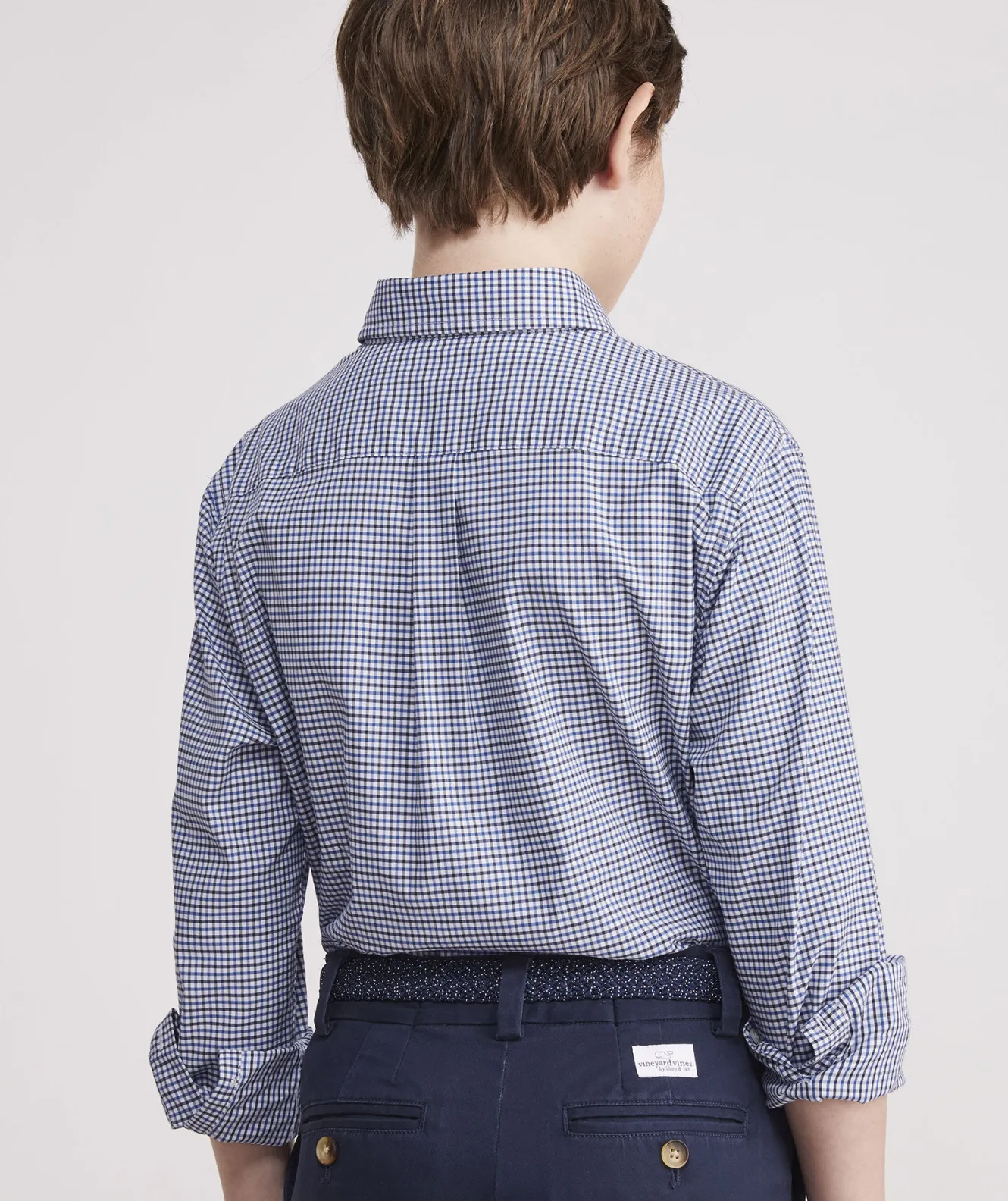 Vineyard Vines Boys' Stretch Flannel Plaid Shirt< Button-Down Shirts