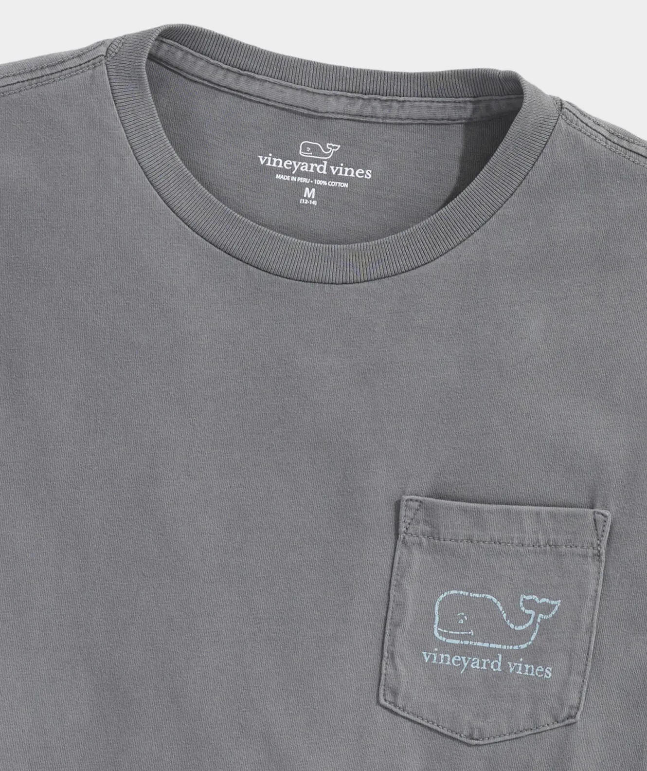 Vineyard Vines Boys' Vintage Whale Garment-Dyed Long-Sleeve Pocket Tee< Tees