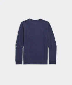 Vineyard Vines Boys' Watercolor Nutcracker Long-Sleeve Pocket Tee< Tees