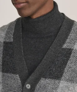 Vineyard Vines Buffalo Check V-Neck Cardigan< Sweaters
