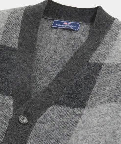 Vineyard Vines Buffalo Check V-Neck Cardigan< Sweaters
