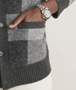 Vineyard Vines Buffalo Check V-Neck Cardigan< Sweaters