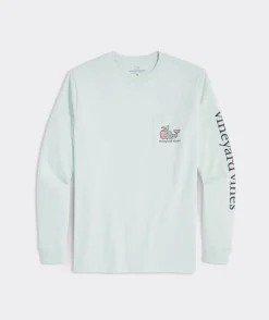 Vineyard Vines Bunny Suit Whale Long-Sleeve Pocket Tee< Tees
