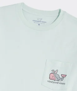 Vineyard Vines Bunny Suit Whale Long-Sleeve Pocket Tee< Tees