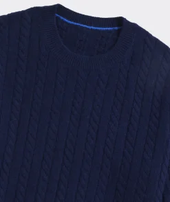 Vineyard Vines Cashmere Cable Crewneck Sweater< Sweaters
