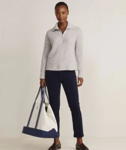 Vineyard Vines Cashmere Cable Shine Crewneck Sweater< Sweaters