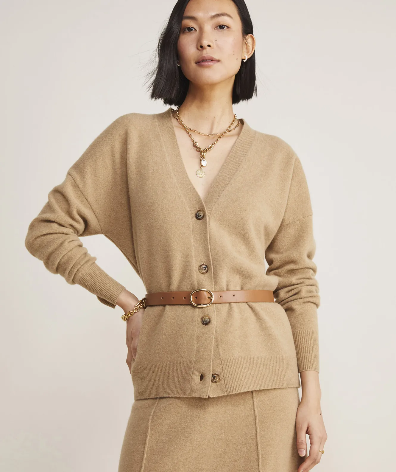 Vineyard Vines Cashmere Classic Cable Crewneck Sweater< Sweaters
