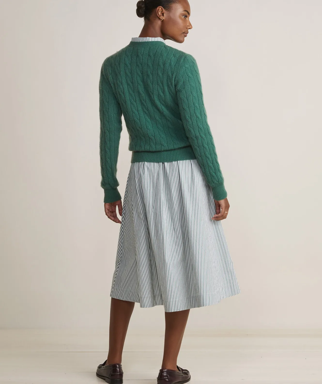 Vineyard Vines Cashmere Classic Cable Crewneck Sweater< Sweaters