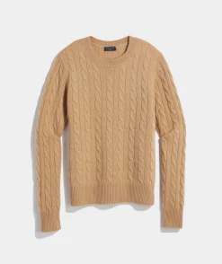 Vineyard Vines Cashmere Classic Cable Crewneck Sweater< Sweaters