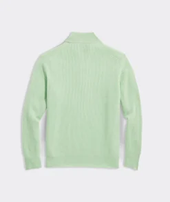 Vineyard Vines Cashmere Fisherman Rib Quarter-Zip Sweater< Quarter-Zips