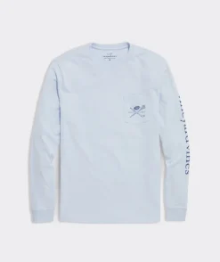 Vineyard Vines Cool Sports Fans Long-Sleeve Pocket Tee< Tees