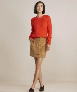 Vineyard Vines Corduroy Button-Front Skirt< Dresses & Skirts