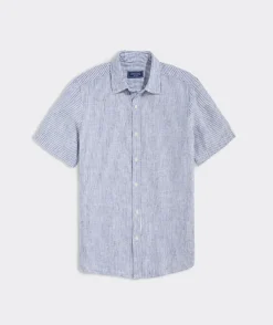 Vineyard Vines Cotton Short-Sleeve Micro Floral Shirt< Mens|Button-Down Shirts