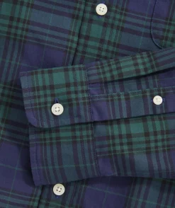Vineyard Vines Cotton Twill Blackwatch Shirt< Button-Down Shirts