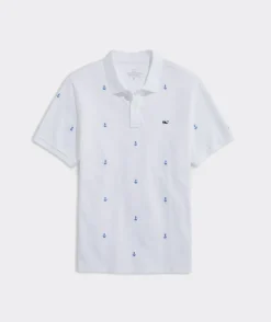 Vineyard Vines Embroidered Heritage Pique Polo< Polos