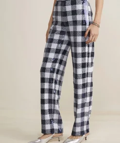 Vineyard Vines Embroidered Stretch Velvet Pants< Pants & Denim