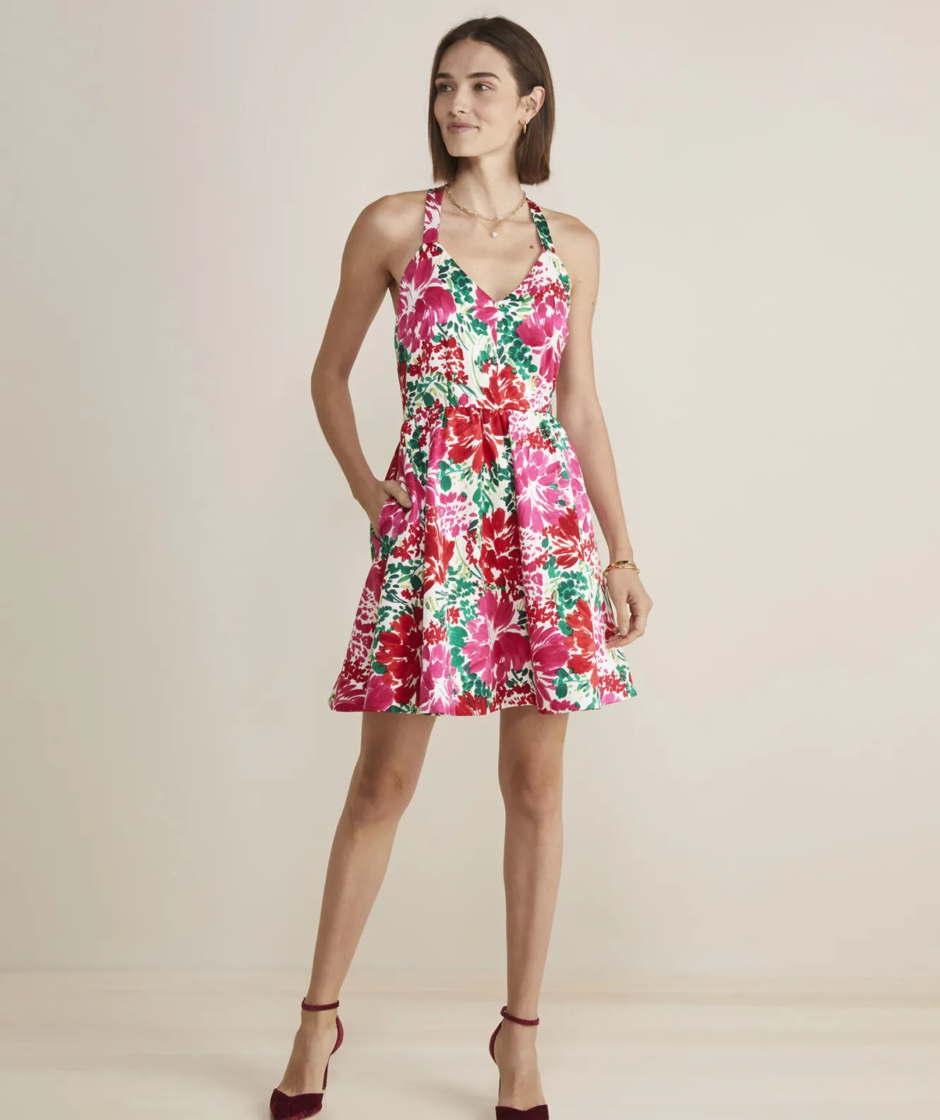 Vineyard Vines Fit & Flare Mini Dress< Dresses & Skirts