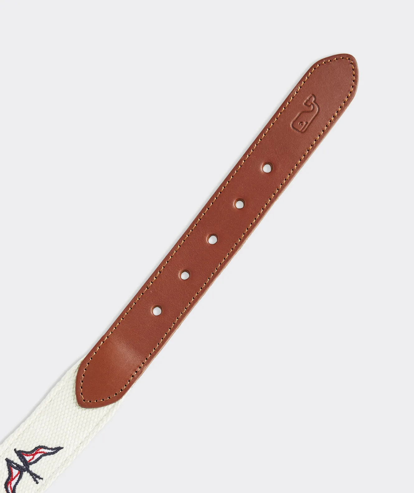 Vineyard Vines Flags Embroidered Canvas Club Belt< Belts